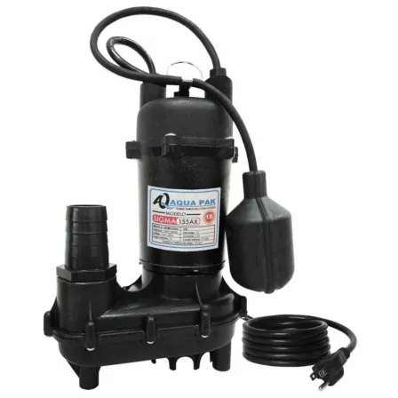 Motobomba sumergible para efluentes SIGMA155AX AQUA PAK | JALBRO
